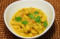 Gatte ki Sabzi (Chickpea flour Curry)