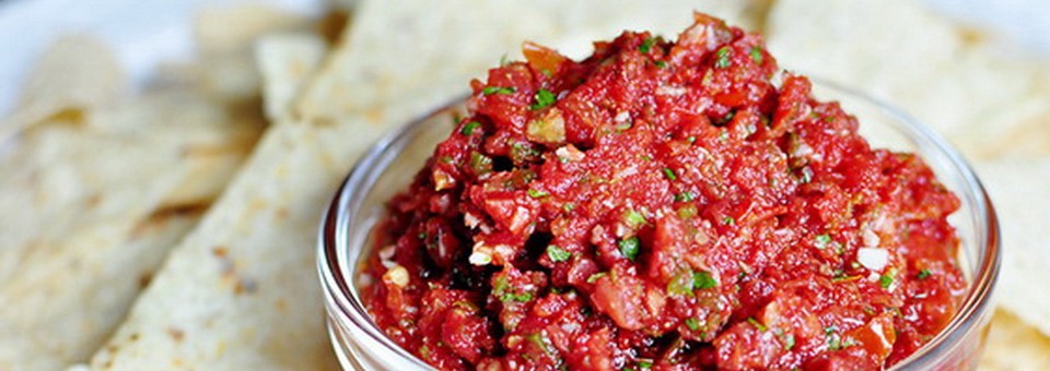 Oven Roasted Tomato Salsa