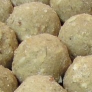 Aatte ke Ladoo (Wheat flour and nuts sweet balls)